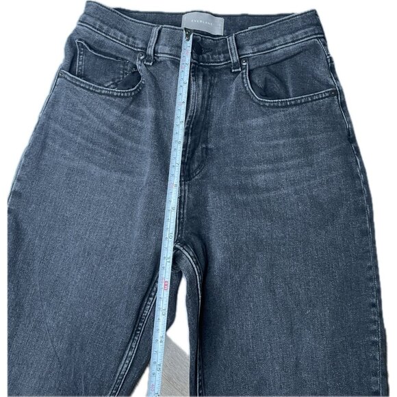 Everlane Women’s Ankle Jeans Black High Waist Straight 28 - Picture 7 of 8